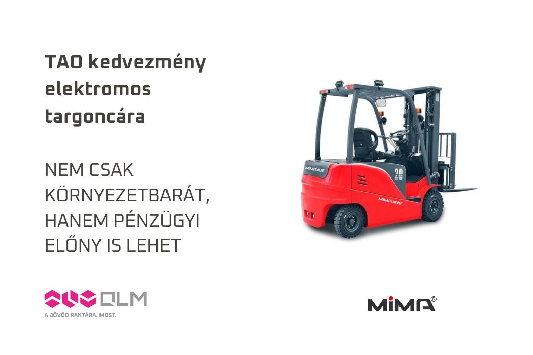 TAO kedvezmény elektromos targonca